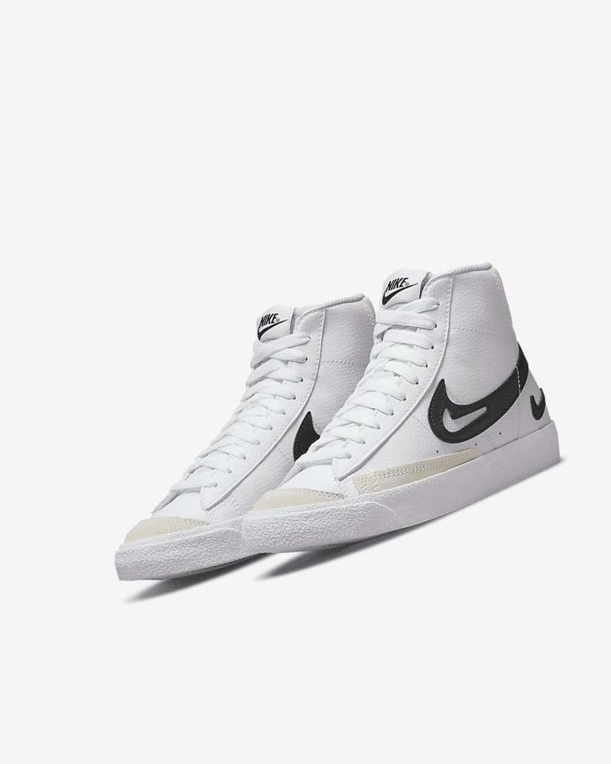 Zapatos Nike Blazer Niño Blancas Blancas Negras | CR2727