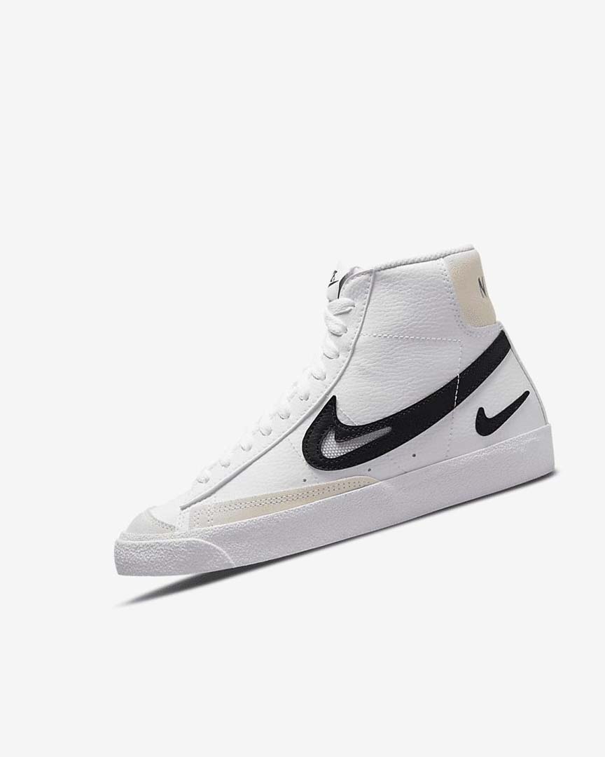 Zapatos Nike Blazer Niño Blancas Blancas Negras | CR2727