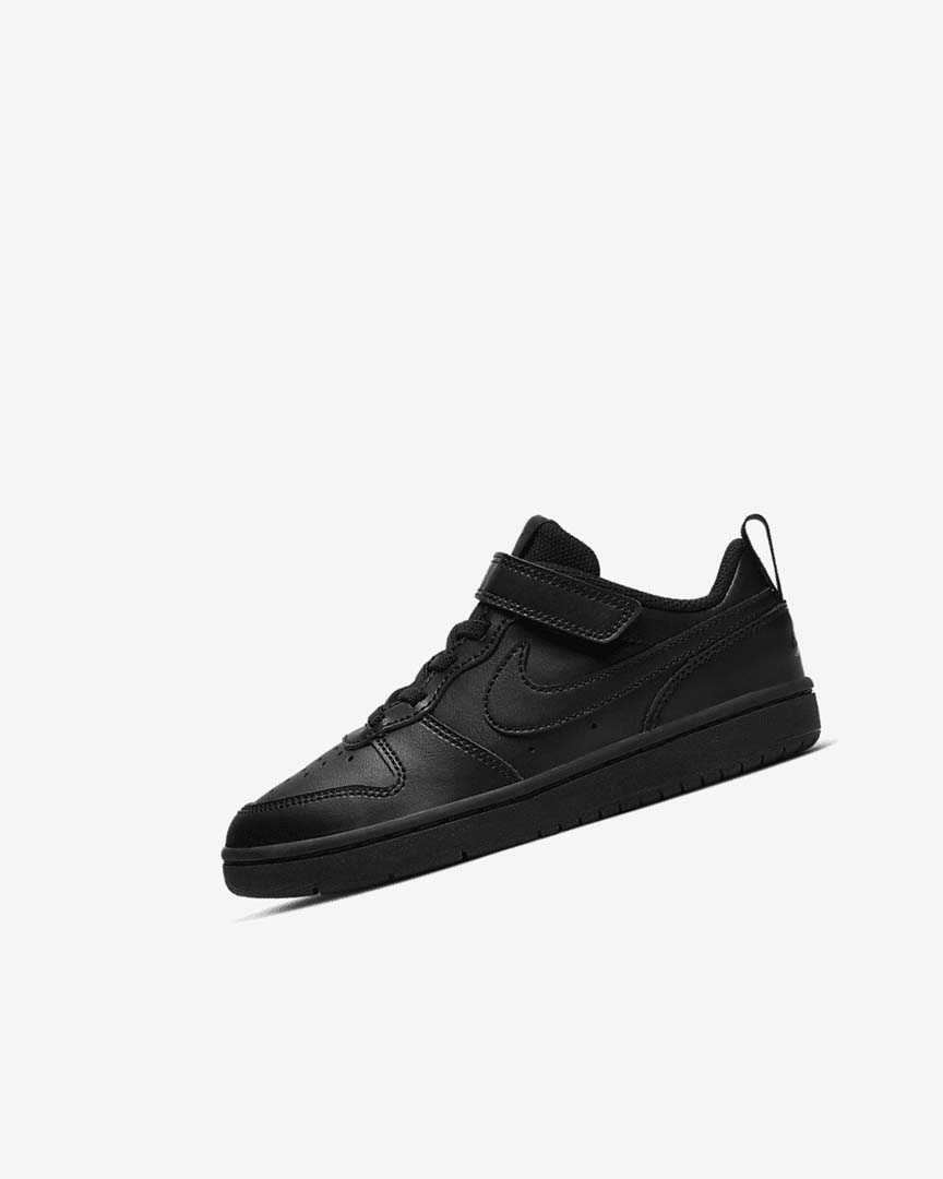 Zapatos Nike Court Borough Low 2 Niña Negras Negras Negras | CR4801