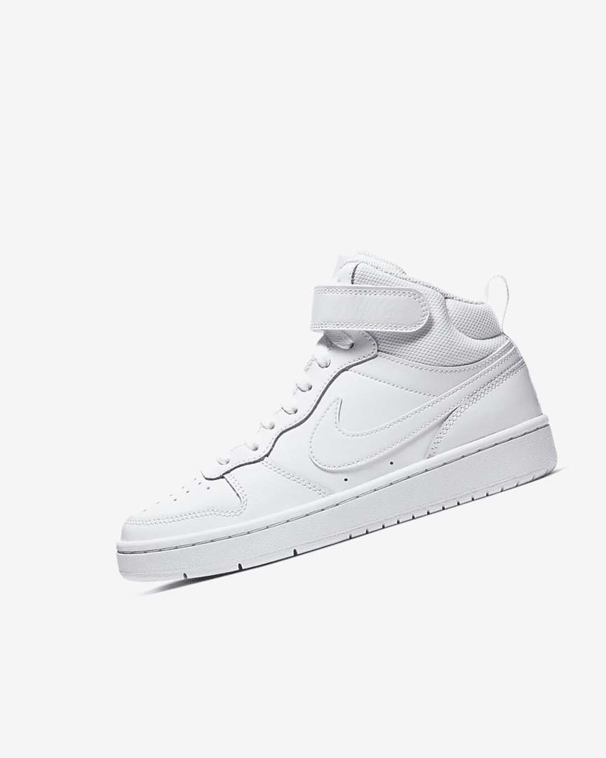 Zapatos Nike Court Borough Mid 2 Niño Blancas Blancas Blancas | CR4638