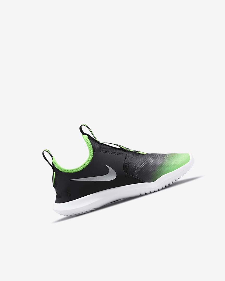 Zapatos Nike Flex Runner Niña Negras Verde | CR2677