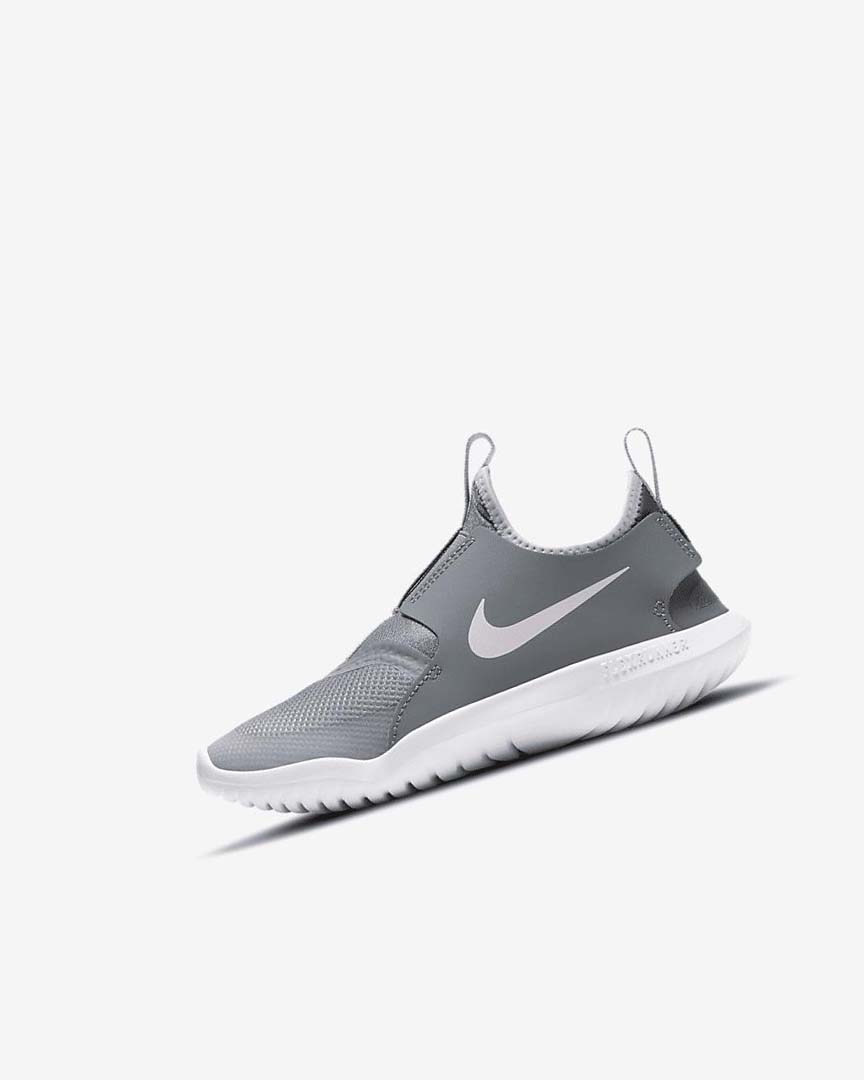 Zapatos Nike Flex Runner Niño Gris Claro Gris Blancas Rosas | CR4998