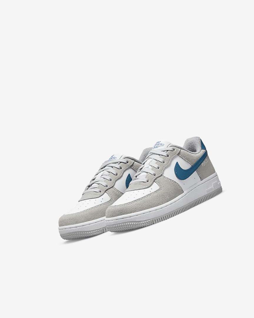 Zapatos Nike Force 1 LV8 Niño Gris Claro Blancas Gris Claro | CR2325