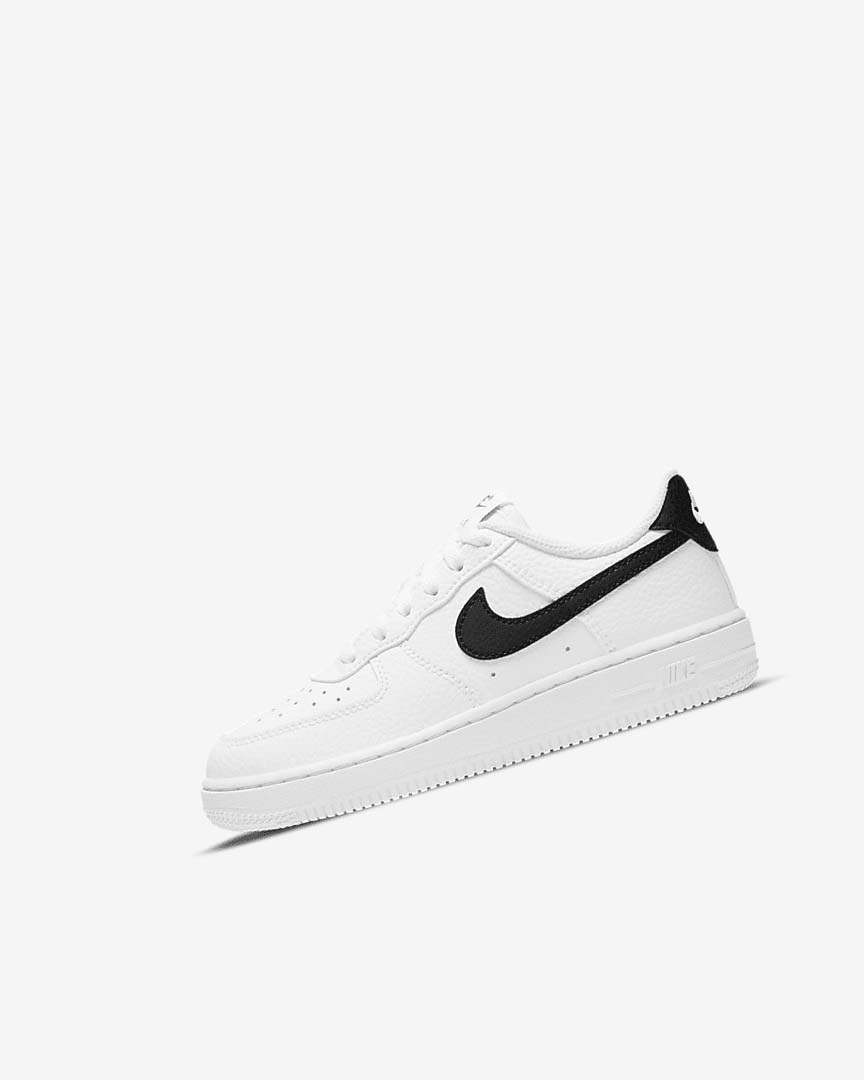 Zapatos Nike Force 1 Niña Blancas Negras | CR5371