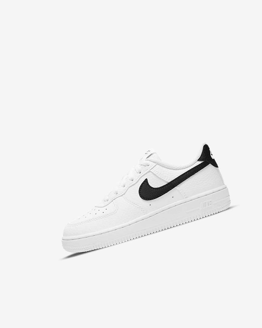 Zapatos Nike Force 1 Niño Blancas Negras | CR4496