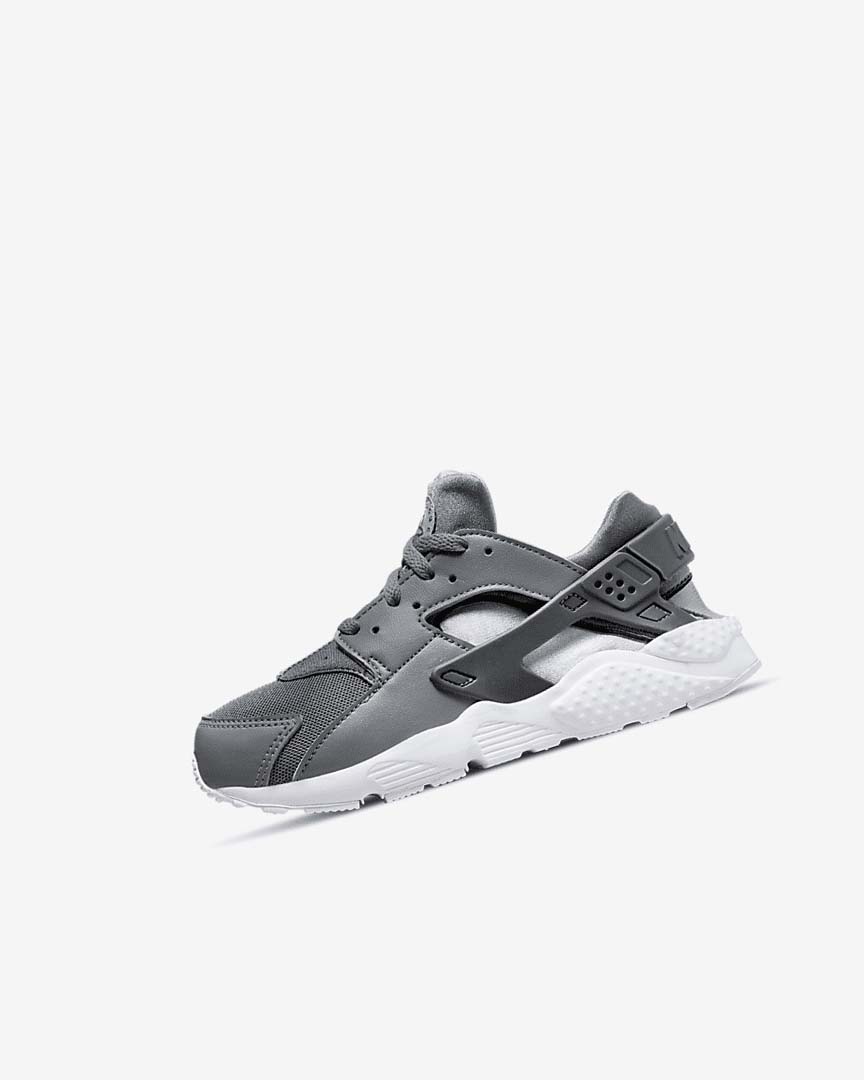 Zapatos Nike Huarache Run Niña Gris Gris Blancas Gris | CR3190