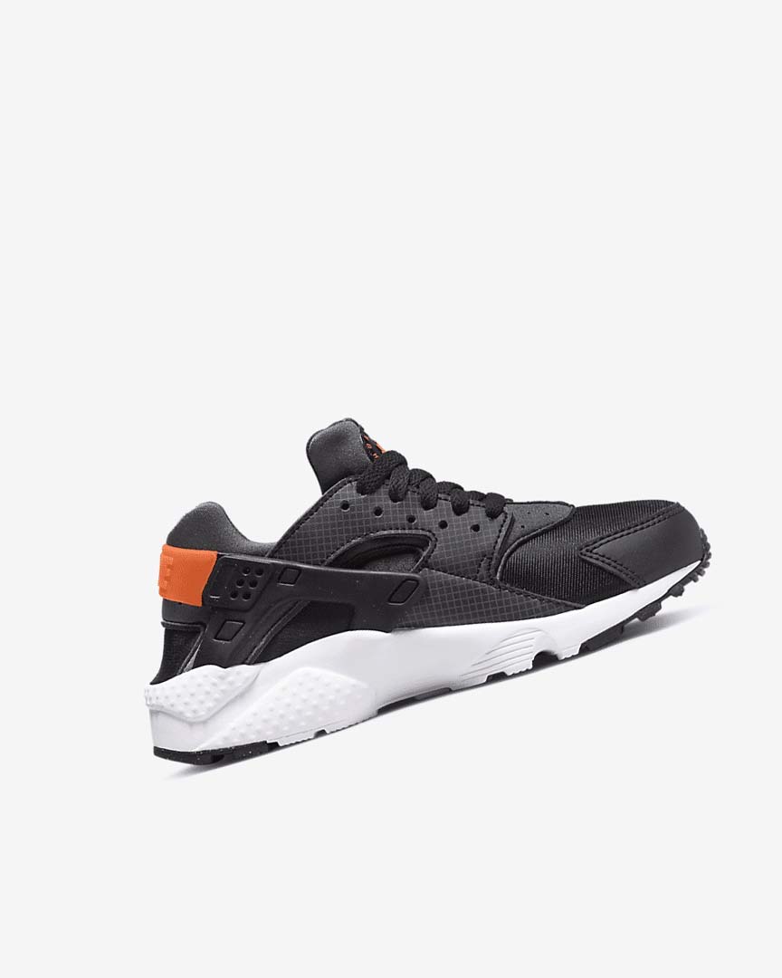 Zapatos Nike Huarache Run Niña Negras Naranjas Gris Blancas | CR5018