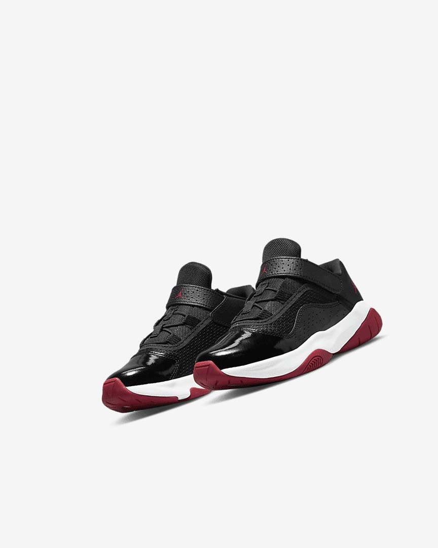 Zapatos Nike Jordan 11 CMFT Low Niño Negras Rojas Blancas | CR3199