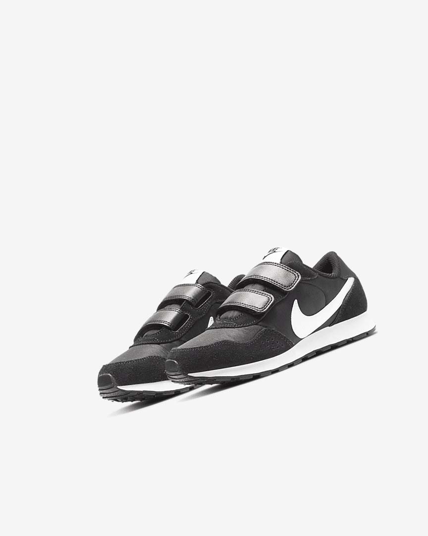 Zapatos Nike MD Valiant Niña Negras Blancas | CR5561