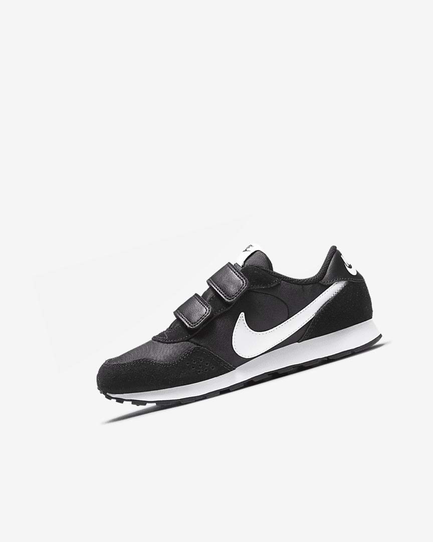 Zapatos Nike MD Valiant Niña Negras Blancas | CR5561