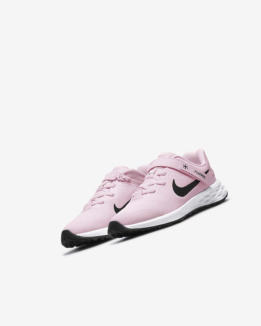 Zapatos Nike Revolution 6 FlyEase Niña Rosas Negras | CR2536