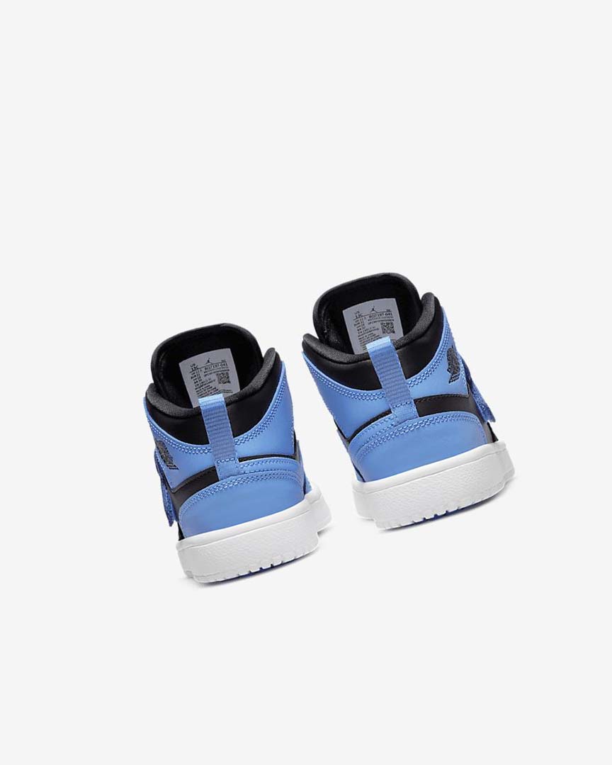 Zapatos Nike Sky Jordan 1 Niño Negras Blancas Azules | CR2468