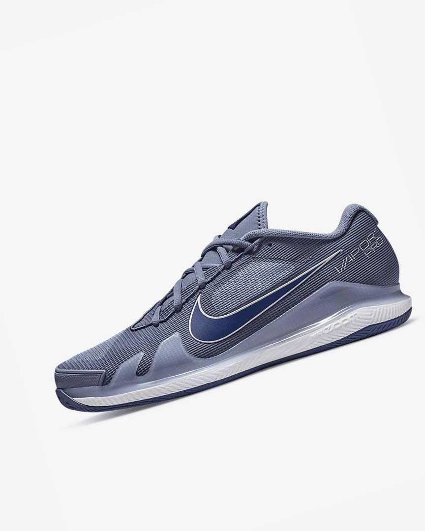 Zapatos Tennis Nike Court Air Zoom Vapor Pro Hombre Blancas Azul Marino | CR2256