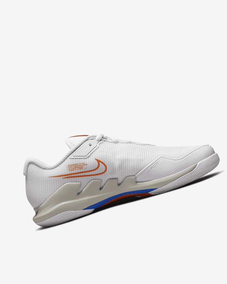 Zapatos Tennis Nike Court Air Zoom Vapor Pro Mujer Blancas Beige Claro Azules | CR2379