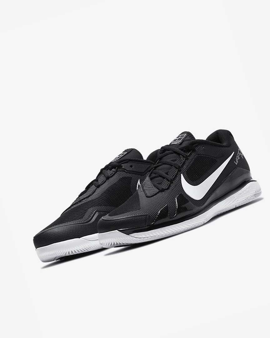 Zapatos Tennis Nike Court Air Zoom Vapor Pro Hombre Negras Blancas | CR2418