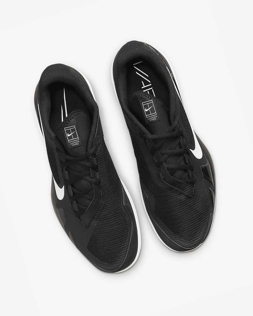 Zapatos Tennis Nike Court Air Zoom Vapor Pro Hombre Negras Blancas | CR2506