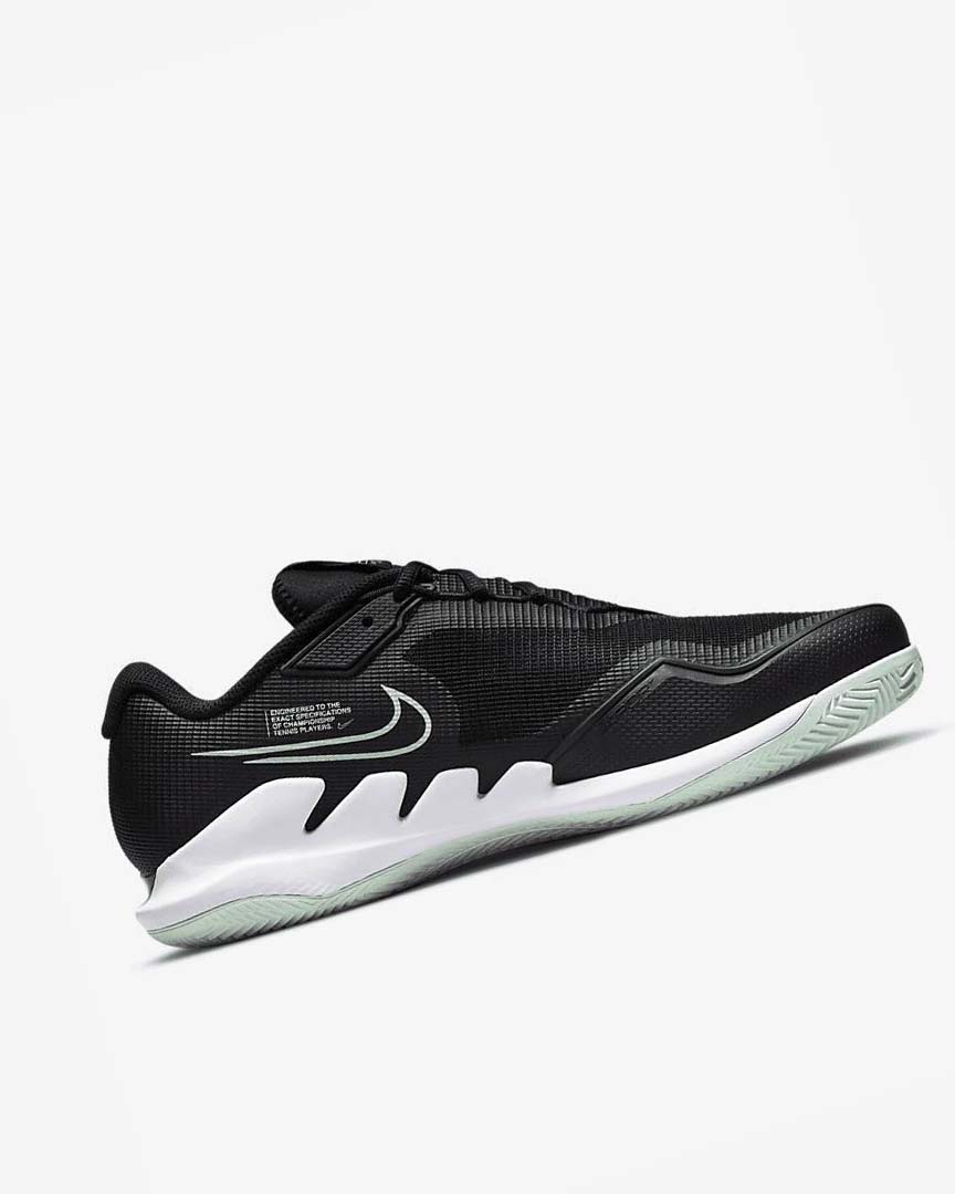 Zapatos Tennis Nike Court Air Zoom Vapor Pro Hombre Negras Verde Menta Blancas | CR2627