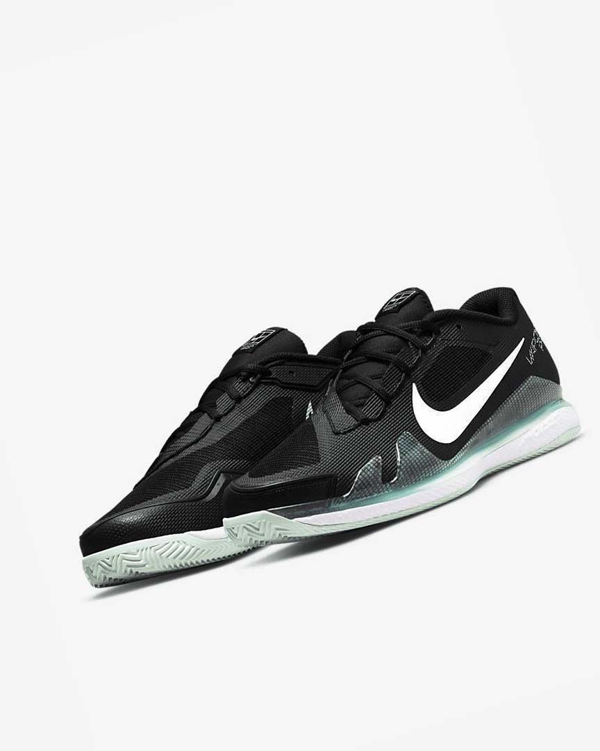 Zapatos Tennis Nike Court Air Zoom Vapor Pro Hombre Negras Verde Menta Blancas | CR2627