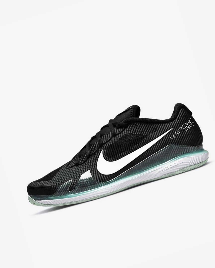 Zapatos Tennis Nike Court Air Zoom Vapor Pro Hombre Negras Verde Menta Blancas | CR2627