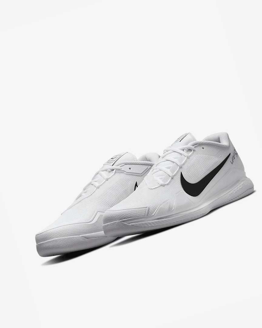 Zapatos Tennis Nike Court Air Zoom Vapor Pro Hombre Blancas Negras | CR2773