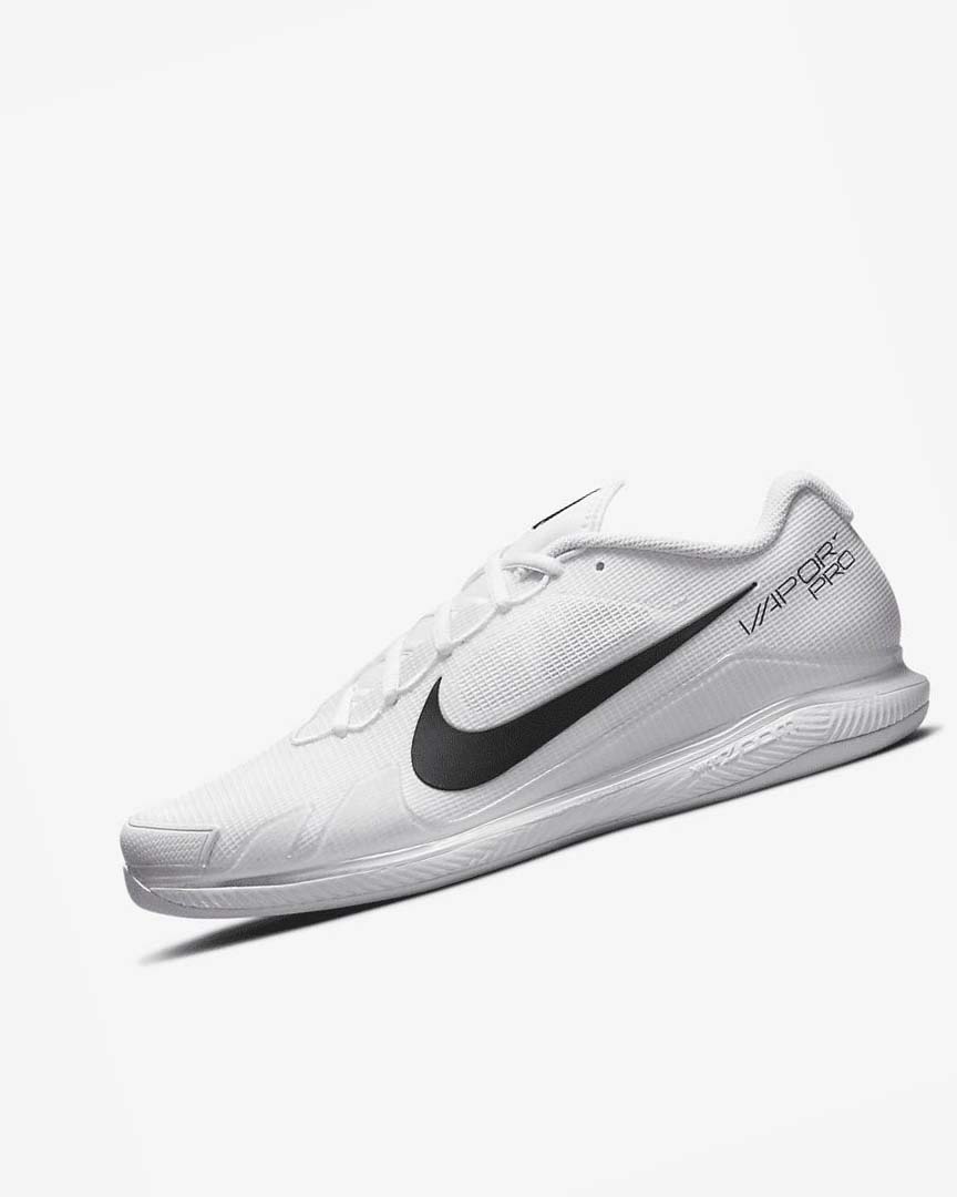 Zapatos Tennis Nike Court Air Zoom Vapor Pro Hombre Blancas Negras | CR2773