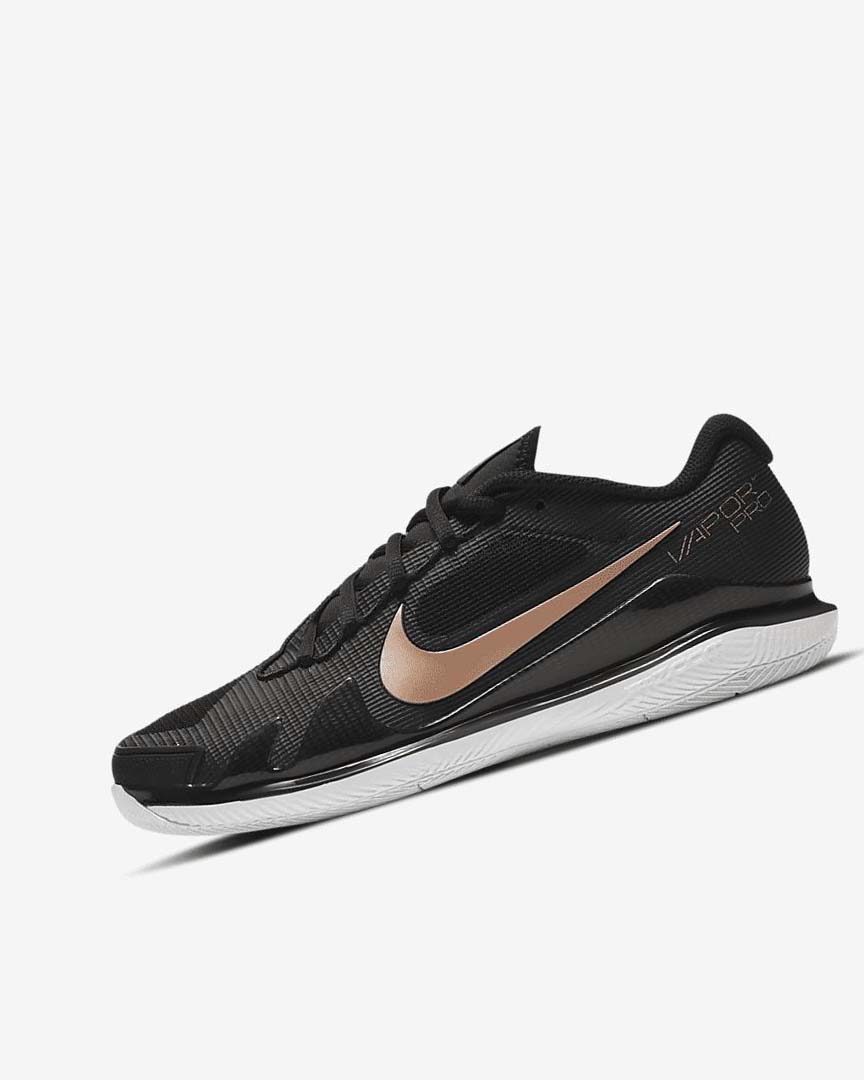 Zapatos Tennis Nike Court Air Zoom Vapor Pro Mujer Negras Blancas Metal Rojas Marrones | CR2997