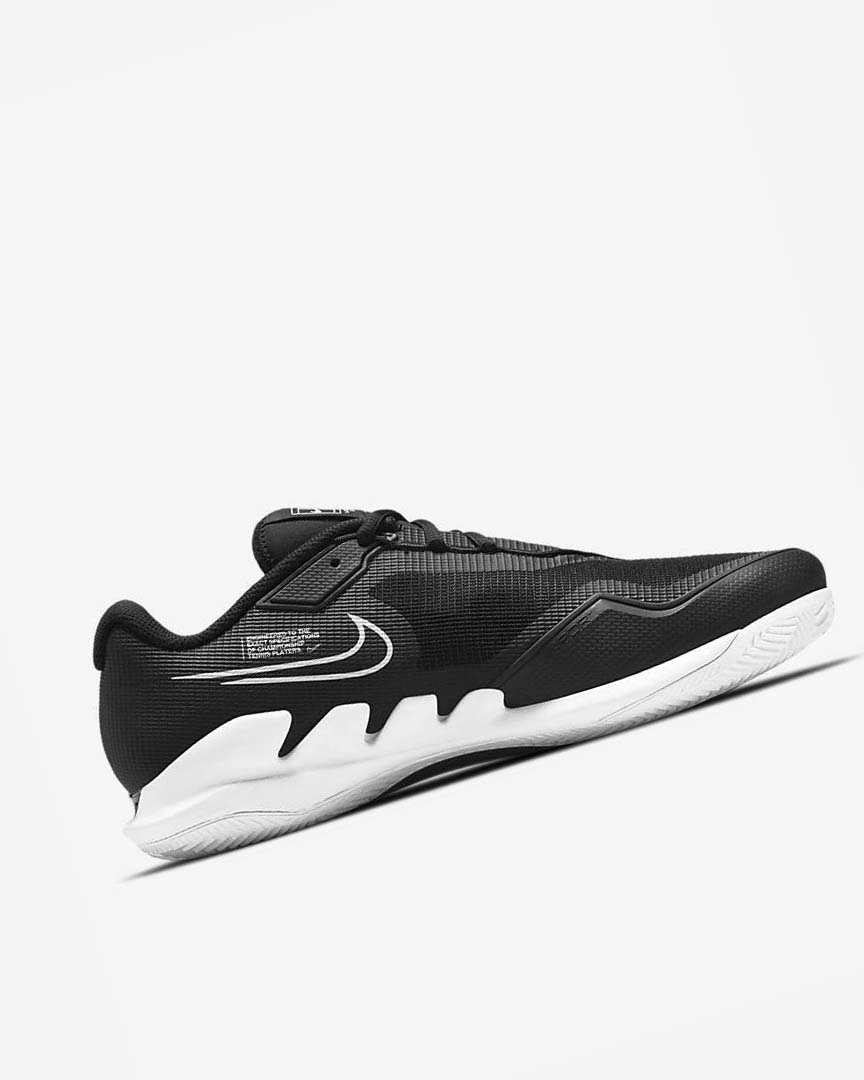 Zapatos Tennis Nike Court Air Zoom Vapor Pro Hombre Negras Blancas | CR3260