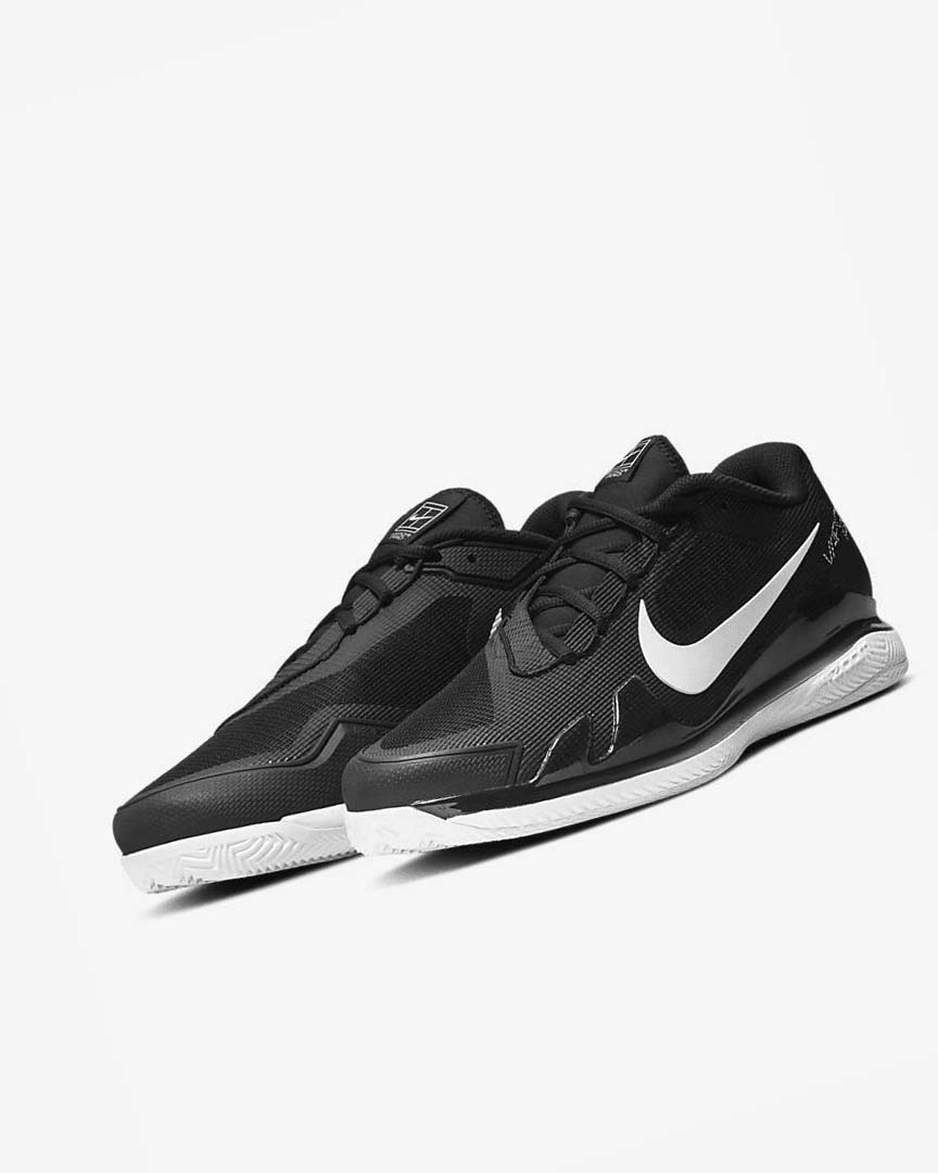 Zapatos Tennis Nike Court Air Zoom Vapor Pro Hombre Negras Blancas | CR3260