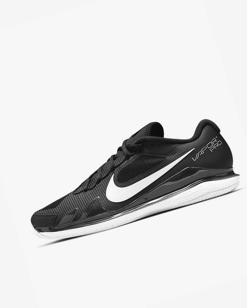 Zapatos Tennis Nike Court Air Zoom Vapor Pro Hombre Negras Blancas | CR3260