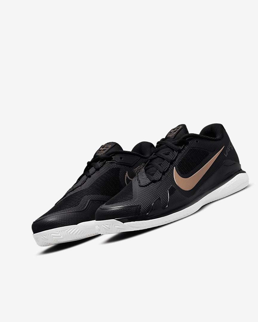 Zapatos Tennis Nike Court Air Zoom Vapor Pro Mujer Negras Blancas Metal Rojas Marrones | CR4722