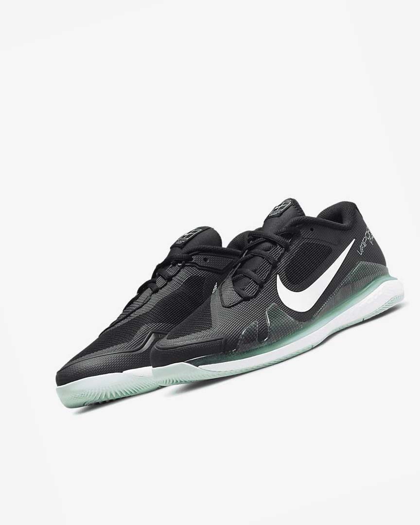 Zapatos Tennis Nike Court Air Zoom Vapor Pro Hombre Negras Verde Menta Blancas | CR4851