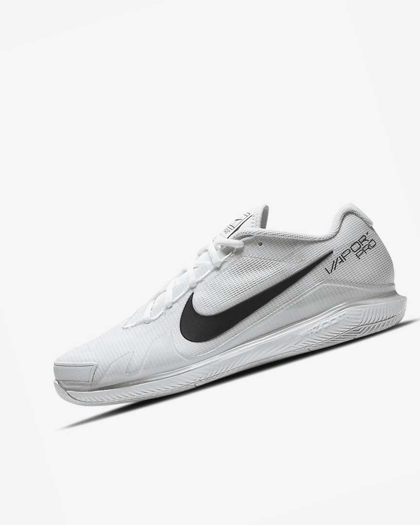 Zapatos Tennis Nike Court Air Zoom Vapor Pro Hombre Blancas Negras | CR5088