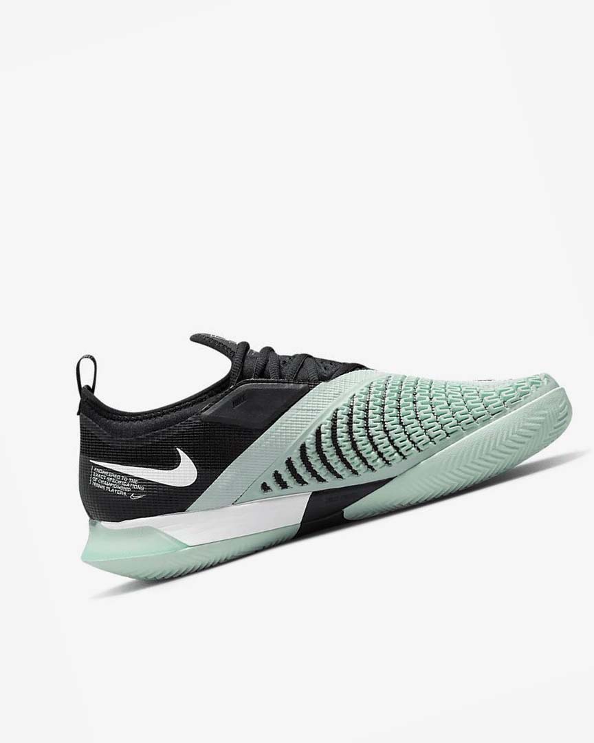 Zapatos Tennis Nike Court React Vapor NXT Hombre Negras Verde Menta Blancas | CR2296