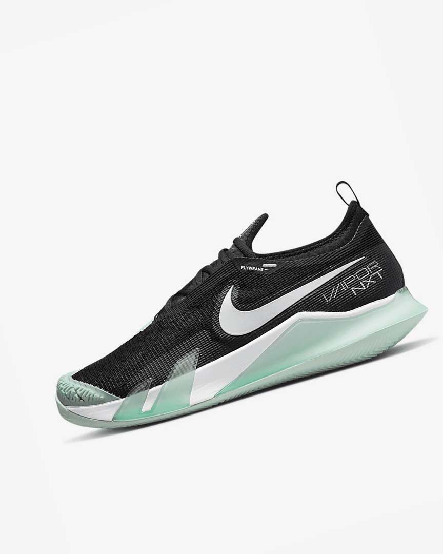 Zapatos Tennis Nike Court React Vapor NXT Hombre Negras Verde Menta Blancas | CR2296