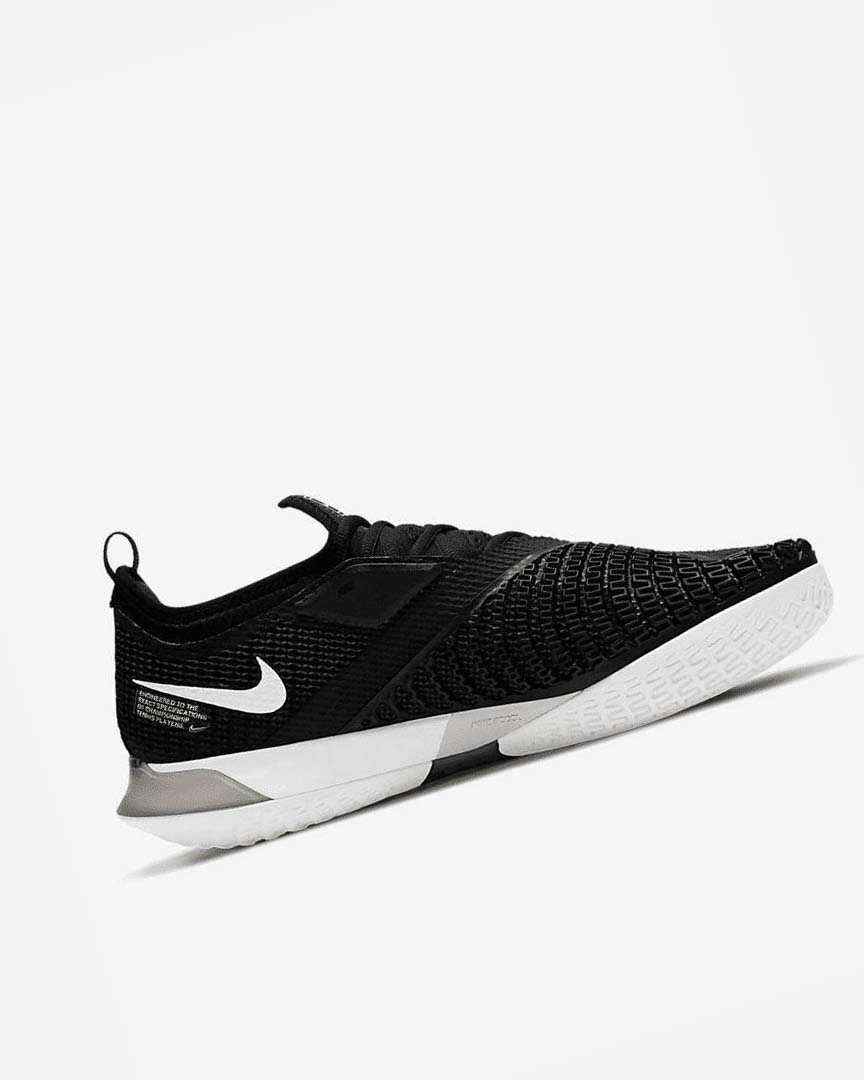 Zapatos Tennis Nike Court React Vapor NXT Hombre Negras Blancas | CR3023