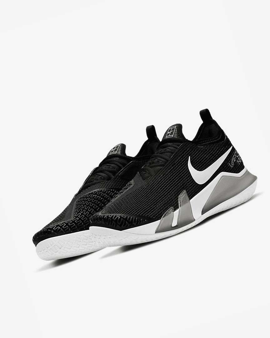 Zapatos Tennis Nike Court React Vapor NXT Hombre Negras Blancas | CR3023