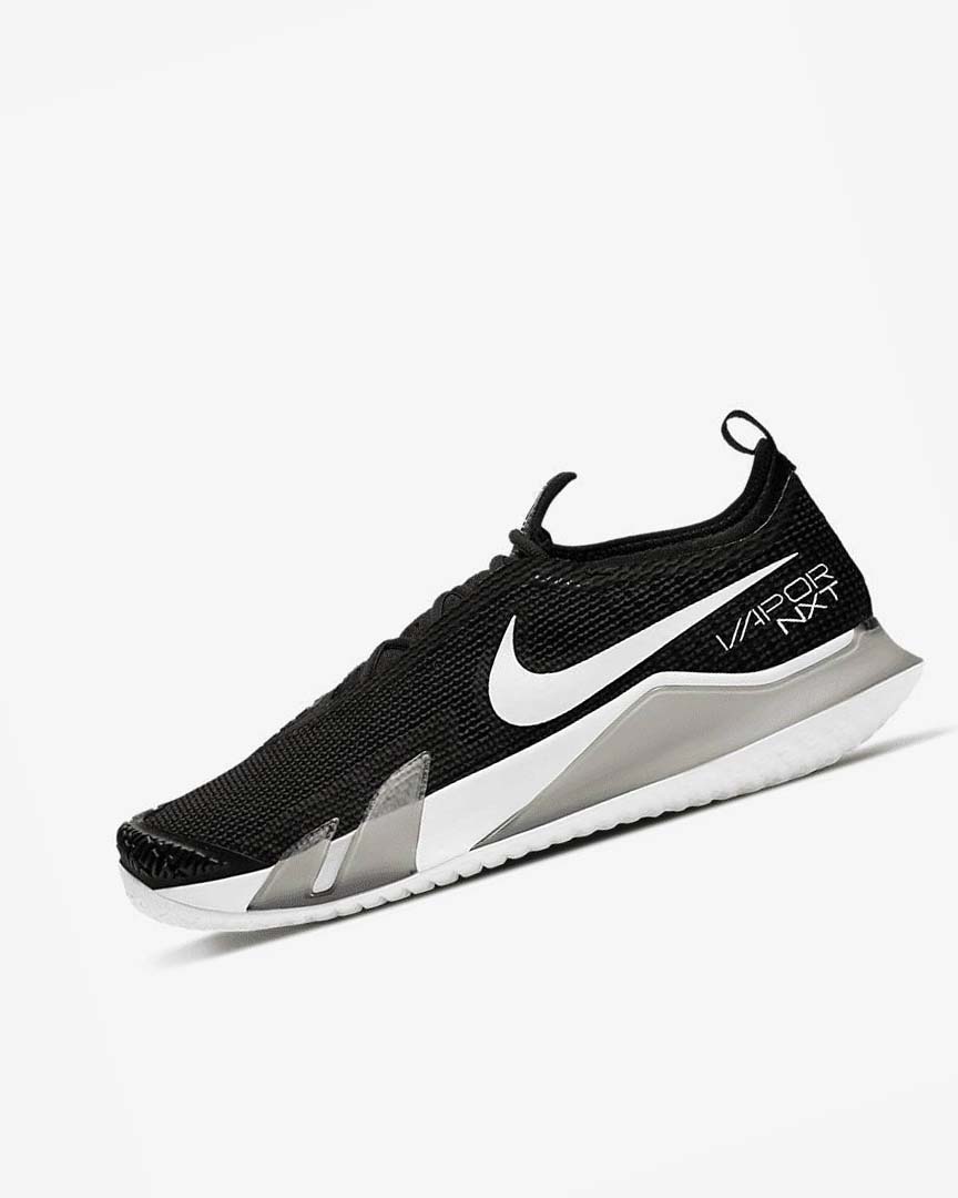 Zapatos Tennis Nike Court React Vapor NXT Hombre Negras Blancas | CR3023