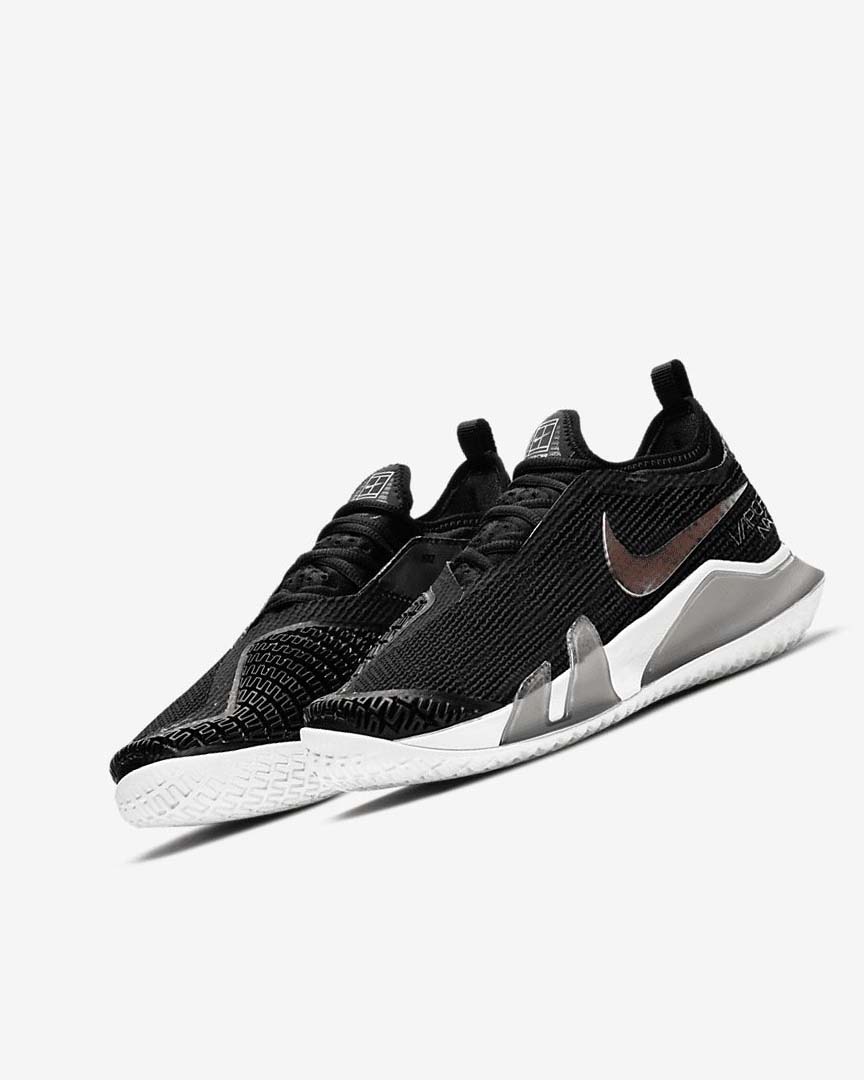 Zapatos Tennis Nike Court React Vapor NXT Mujer Negras Metal Rojas Marrones Blancas | CR5004