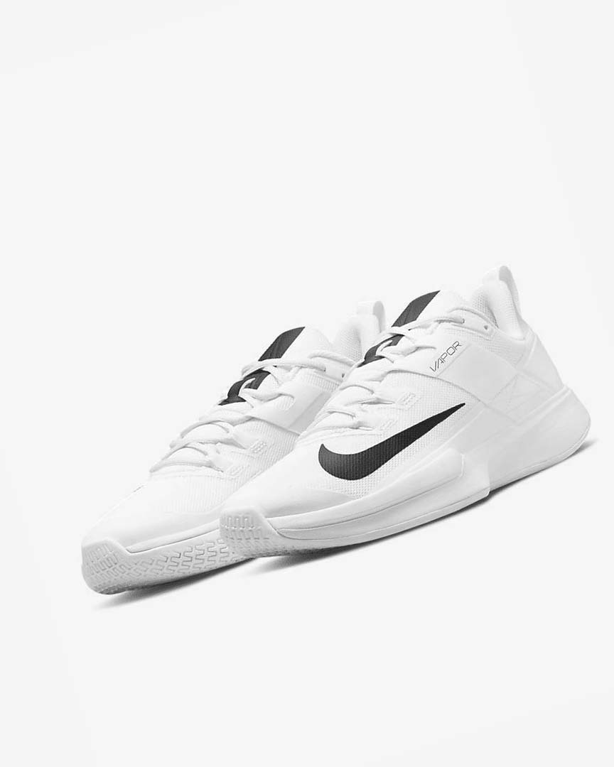 Zapatos Tennis Nike Court Vapor Lite Hombre Blancas Negras | CR5059