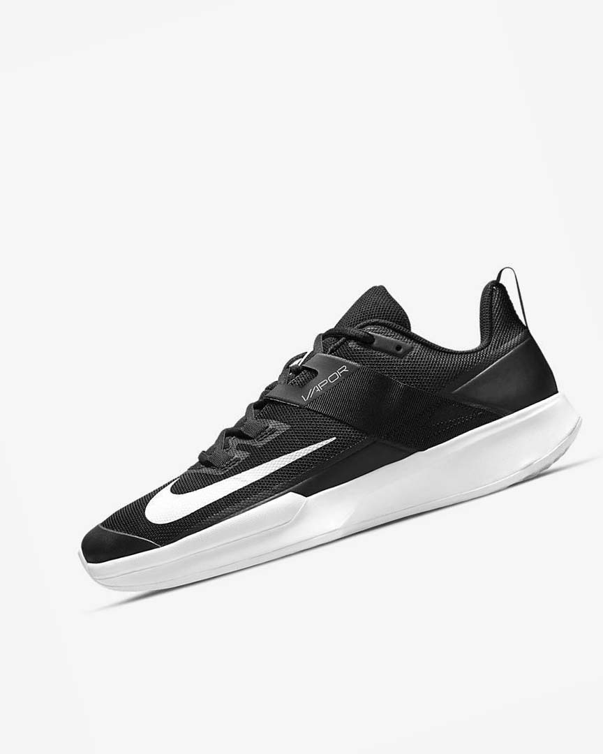 Zapatos Tennis Nike Court Vapor Lite Hombre Negras Blancas | CR5107