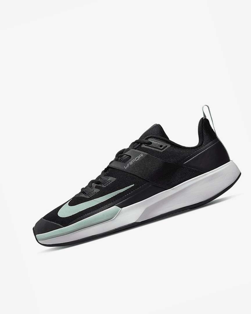 Zapatos Tennis Nike Court Vapor Lite Hombre Negras Gris Oscuro Blancas Verde Menta | CR5542