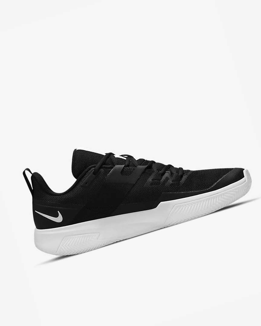 Zapatos Tennis Nike Court Vapor Lite Hombre Negras Blancas | CR5595