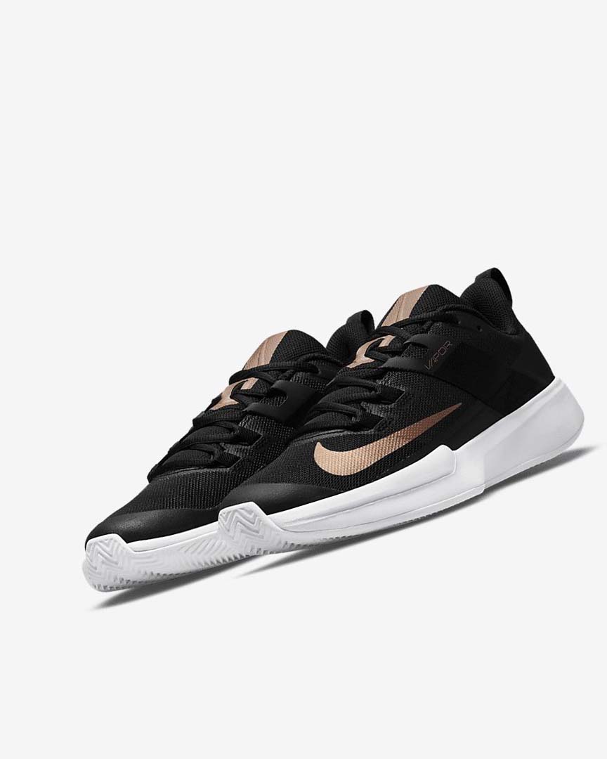 Zapatos Tennis Nike Court Vapor Lite Mujer Negras Blancas Metal Rojas Marrones | CR3258