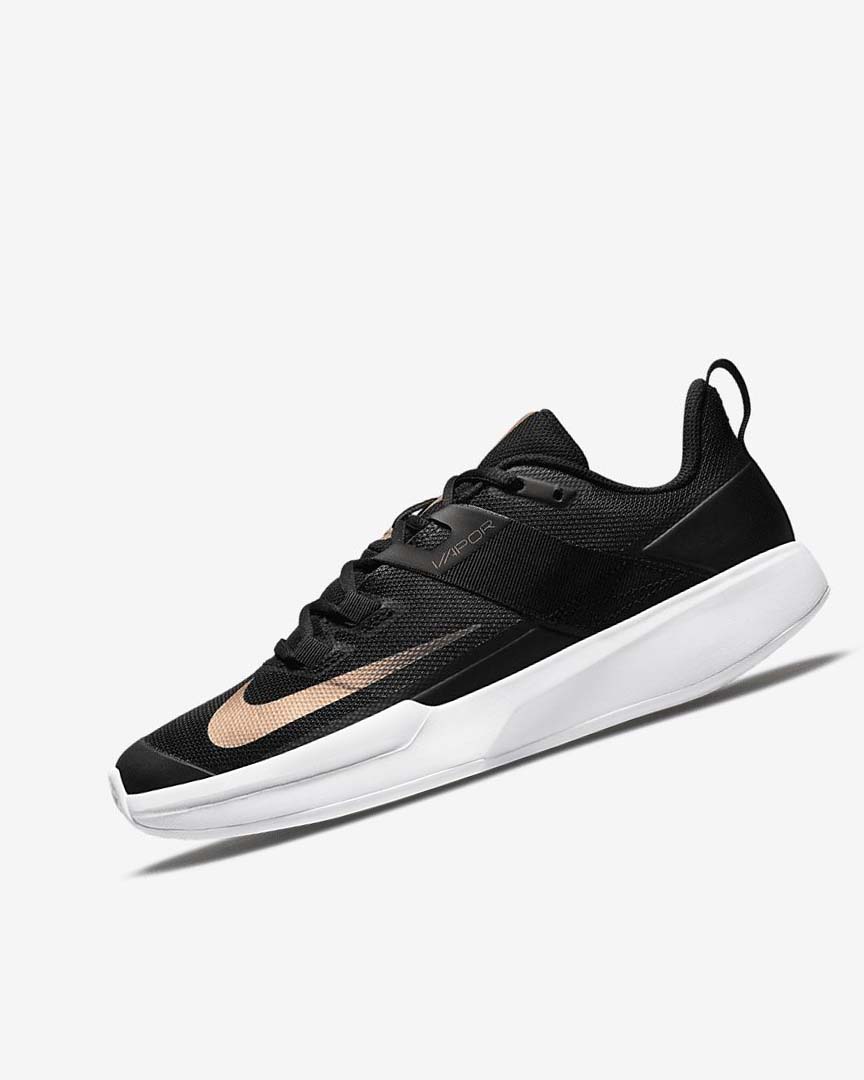 Zapatos Tennis Nike Court Vapor Lite Mujer Negras Blancas Metal Rojas Marrones | CR3258