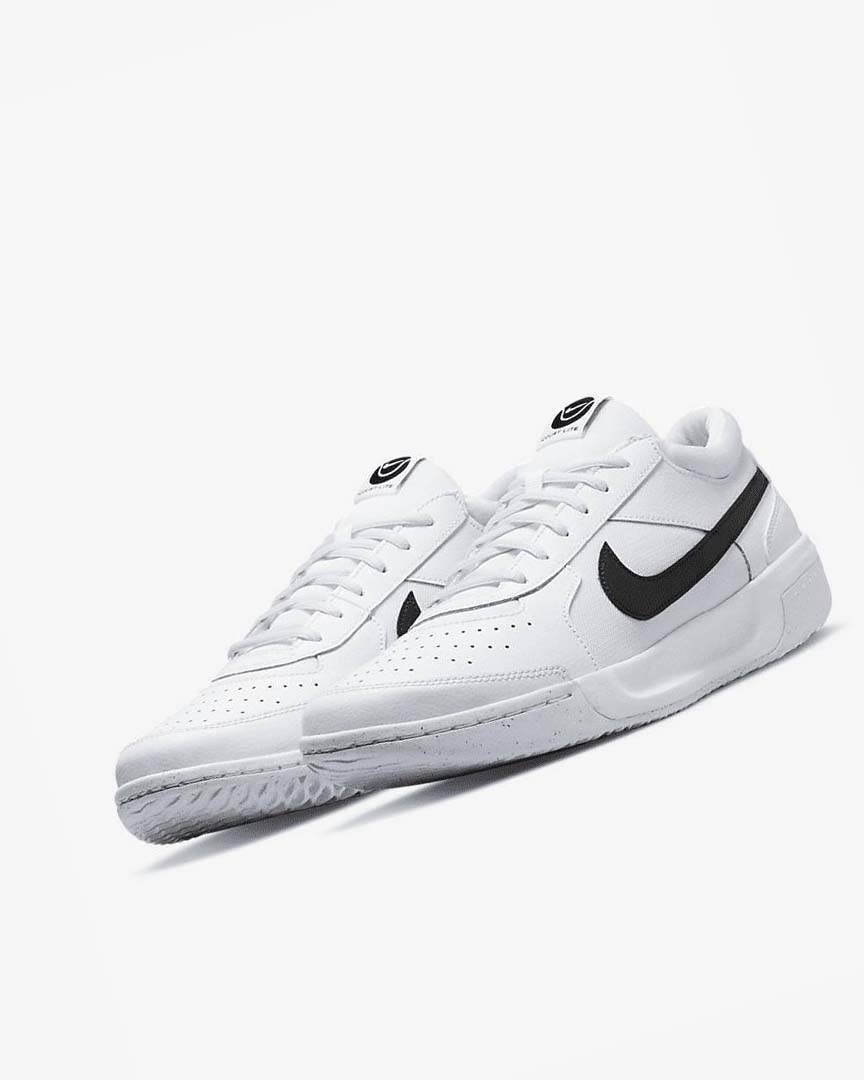 Zapatos Tennis Nike Court Zoom Lite 3 Hombre Blancas Negras | CR4670