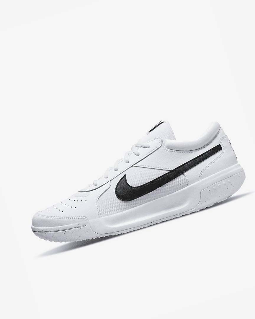 Zapatos Tennis Nike Court Zoom Lite 3 Hombre Blancas Negras | CR4670