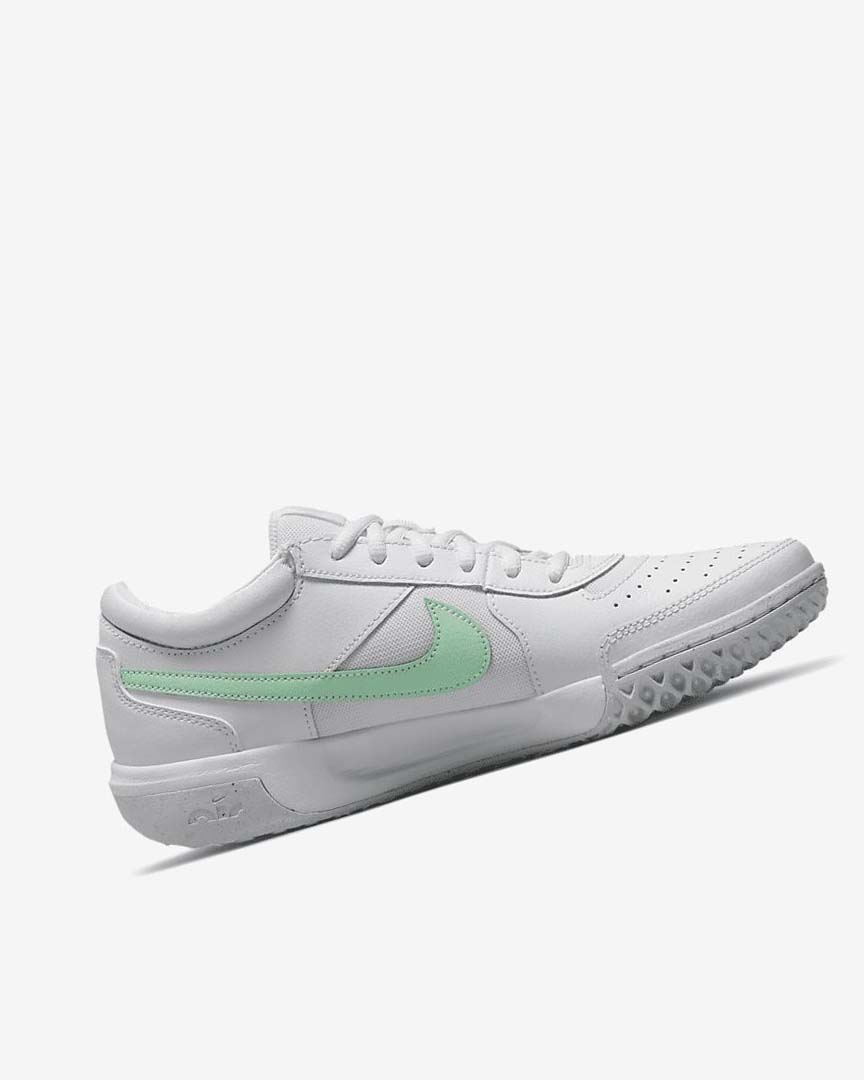 Zapatos Tennis Nike Court Zoom Lite 3 Mujer Blancas Verde Menta | CR3108