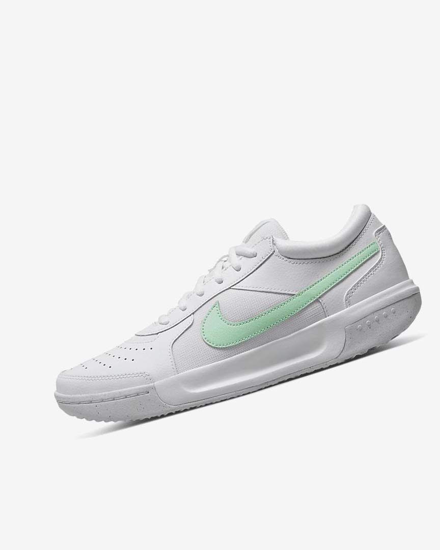 Zapatos Tennis Nike Court Zoom Lite 3 Mujer Blancas Verde Menta | CR3108