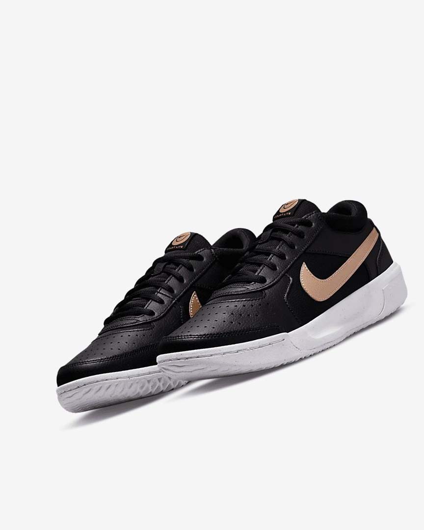 Zapatos Tennis Nike Court Zoom Lite 3 Mujer Negras Blancas Metal Rojas Marrones | CR3269