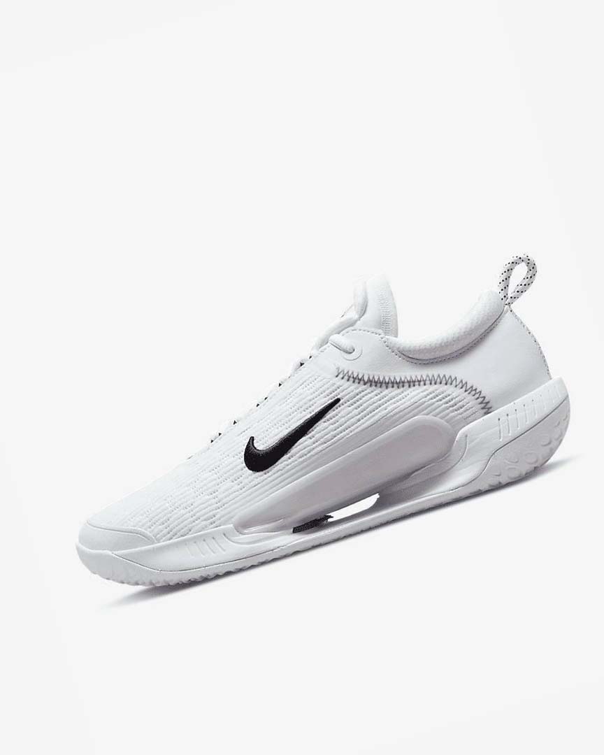 Zapatos Tennis Nike Court Zoom NXT Hombre Blancas Negras | CR2548